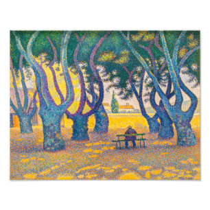Impression Photo Place des Lices, St Tropez Paul Signac