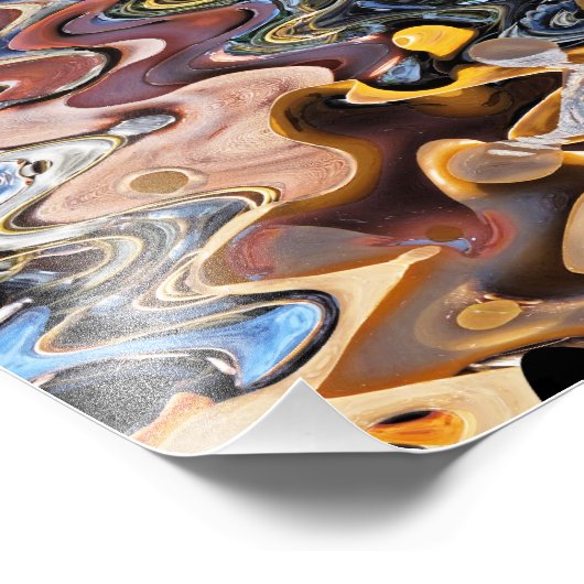 IMPRESSION PHOTO PLAGE ABSTRAITE (Coin)