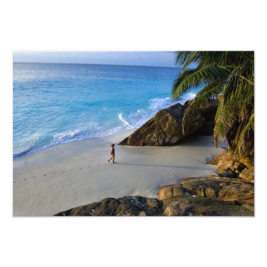 Impression Photo Plage Ansi Victorin, île de Fregate (Devant)