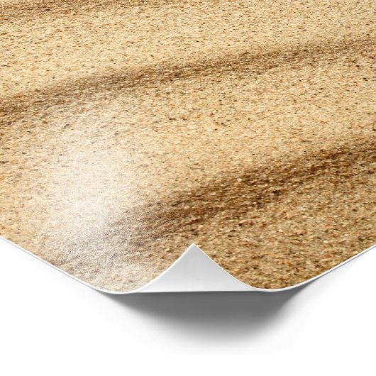 Impression Photo Plage de sable. Texture De Sable Pour Arrière - pl (Coin)