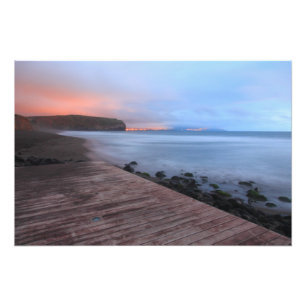 Impression Photo plage de Santa Barbara