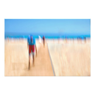 Impression Photo Plage d'été ensoleillé coloré océan Soleil Eté Mer