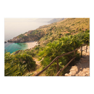 Impression Photo Plage isolée à Lo Zingaro, Sicile