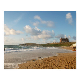 Impression Photo Plage Newquay les Cornouailles Angleterre de
