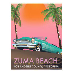 Impression Photo Plage Zuma Comté de Los Angeles Californie