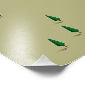 Impression Photo Plan de l'affiche de voyage du lac Martin Alabama. (Coin)