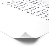 Impression Photo plan d'eau mondial plan de sièges mariage (Coin)