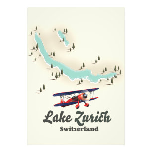 Impression Photo Plan du lac Brienz Suisse Imprimer