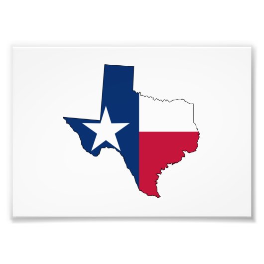 Impression Photo Plan texan - Plan et indicateur (Devant)