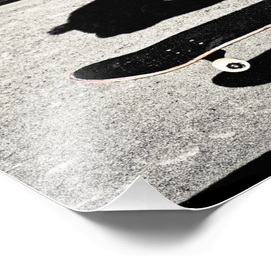 Impression Photo planche à roulettes (Coin)