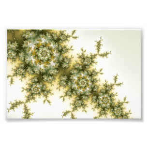 Impression Photo Plante sauvage - art de fractale de Mandelbrot