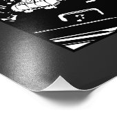 IMPRESSION PHOTO PLAT DE MUSCLE NOIR ET BLANC (Coin)