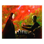 Impression Photo Playing Chess with Death (Devant)
