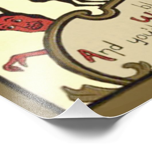 Impression Photo Pleine lune de Citrouille sorcier Devil Jack O'Lan (Coin)