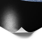 Impression Photo Pleine Terre centrée sur l'océan Pacifique (Coin)