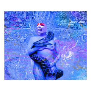 Impression Photo Pluie bleue