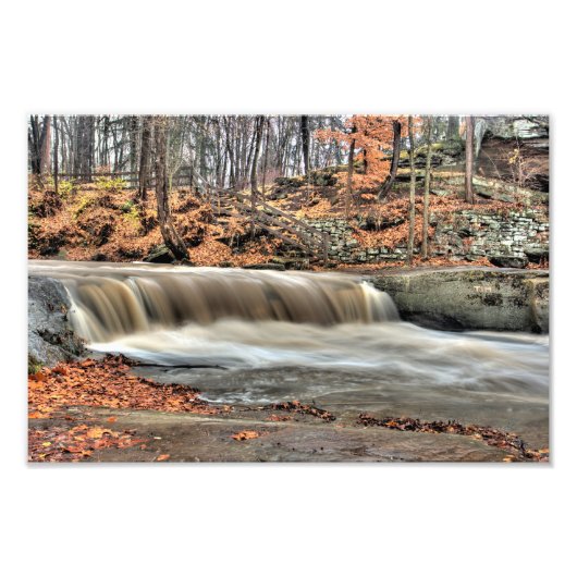 Impression Photo Plum Creek Falls, Olmstead Falls, Ohio (Devant)