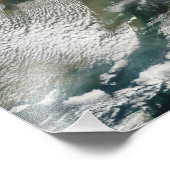 Impression Photo Plume de cendres du volcan Eyjafjallajokull (Coin)