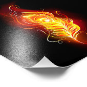 Impression Photo Plumes de paquetage de feu (Coin)