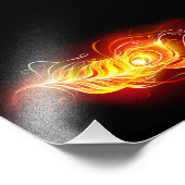 Impression Photo Plumes de paquetage de feu (Coin)