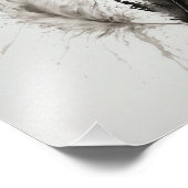 Impression Photo Plumes - Noir et blanc (Coin)