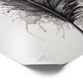 Impression Photo Plumes - Violet (Coin)