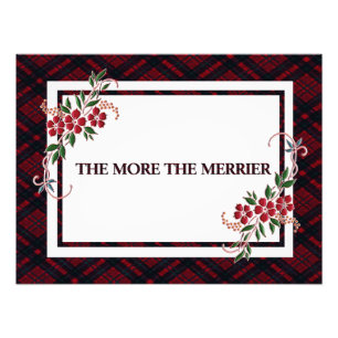 Impression Photo Plus Le Rouge Merrier Plaid