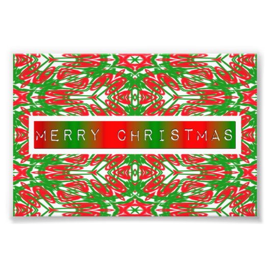 Impression Photo Pneus Abstraits rouges, blancs et verts (Devant)