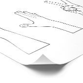 Impression Photo Poignées de ciseaux de papier (Coin)