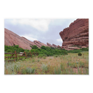 Impression Photo Point de repère de Trail Rock Post Trail