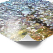 Impression Photo Pointillisme en fleurs d'amandes du printemps (Coin)