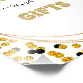 Impression Photo Points noirs et or Cartes et cadeaux (Coin)