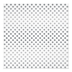 Impression Photo Pois Silver Gradient par Shirley Taylor