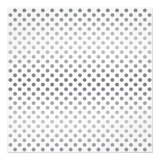Impression Photo Pois Silver Gradient par Shirley Taylor (Devant)