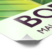 Impression Photo Poison Bornéo affiche de voyage de la grenouille (Coin)