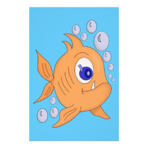 Impression Photo Poisson avec Coque-coque iphone de dents pointues