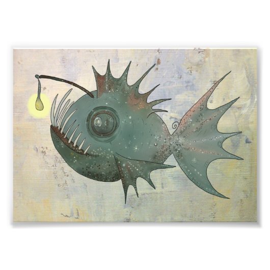 Impression Photo Poisson canneur (Devant)