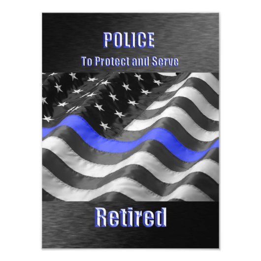 Impression Photo Police (Devant)