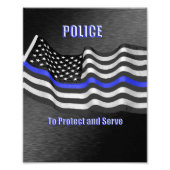 Impression Photo Police (Devant)