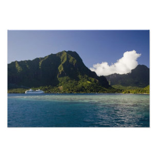 Impression Photo Polynésie française, Moorea. Le Paul Gauguin