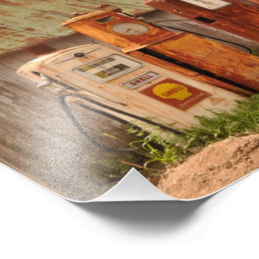 Impression Photo Pompes à gaz classiques (Coin)