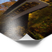 Impression Photo Pont couvert de Mink Hollow, comté de Fairfield, O (Coin)