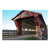 Impression Photo Pont couvert de Pottersburg, Ohio (Devant)