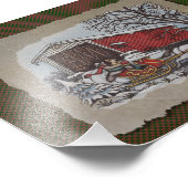 Impression Photo Pont couvert et traîneau (Coin)