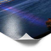 Impression Photo Pont de la rivière Indian à Twilight (Coin)