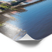 Impression Photo pont de la rue state franchissant la rivière milwa (Coin)