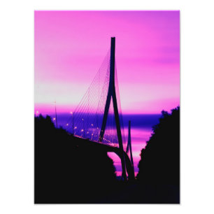 Impression Photo Pont de Normandie, Le Havre, France 2