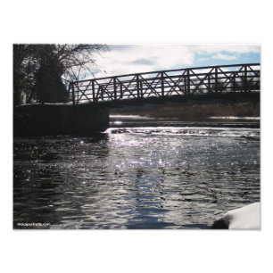 Impression Photo Pont de rivière d'Huron