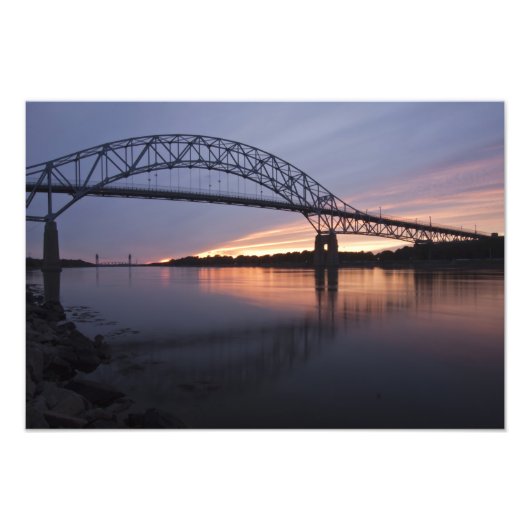 Impression Photo Pont de Sagamore sur le canal de Cape Cod, 2 (Devant)
