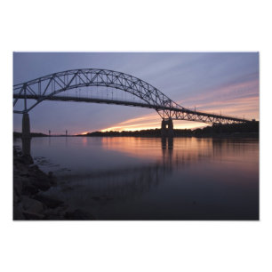 Impression Photo Pont de Sagamore sur le canal du cap Cod,